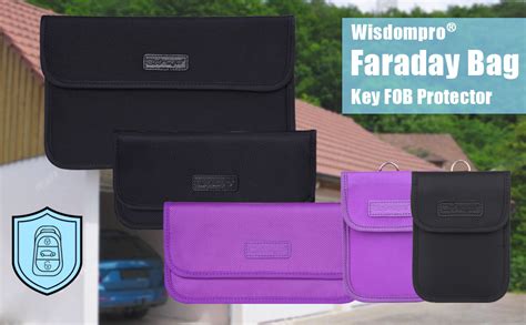 rfid signal blocking bag wisdompro|Wisdompro Faraday Bag, RFID Signal Blocking Bag Shielding .